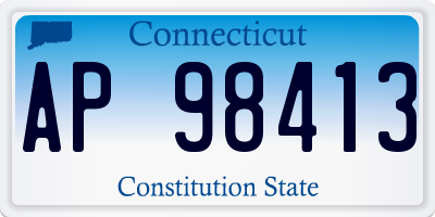 CT license plate AP98413