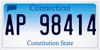 CT license plate AP98414