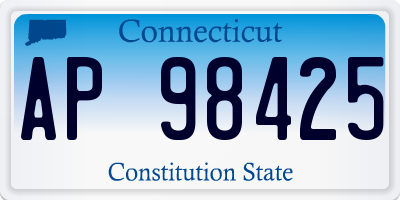 CT license plate AP98425