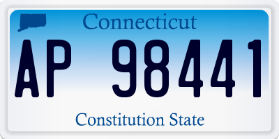 CT license plate AP98441