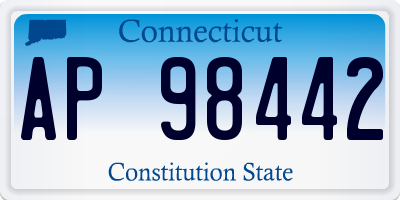 CT license plate AP98442