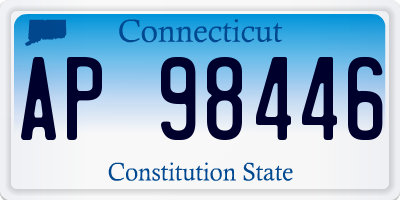 CT license plate AP98446