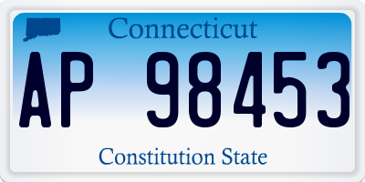 CT license plate AP98453