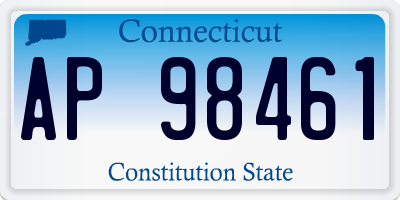 CT license plate AP98461