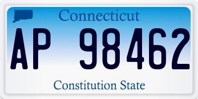 CT license plate AP98462