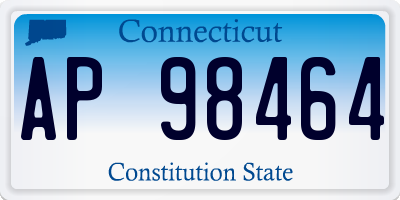 CT license plate AP98464