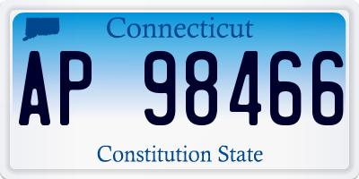 CT license plate AP98466