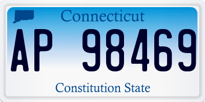 CT license plate AP98469