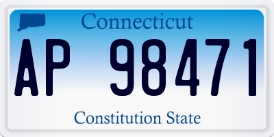 CT license plate AP98471