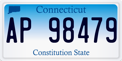 CT license plate AP98479