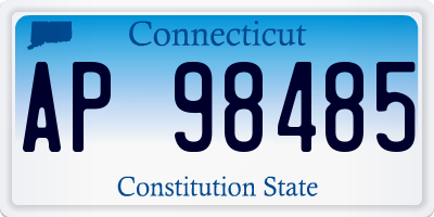 CT license plate AP98485