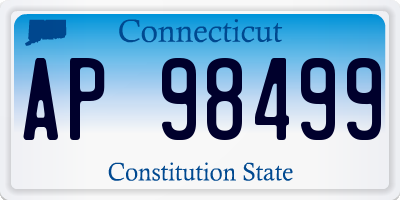 CT license plate AP98499