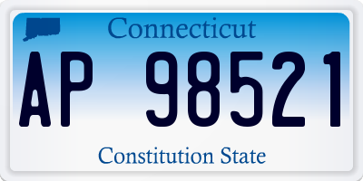 CT license plate AP98521