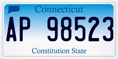 CT license plate AP98523