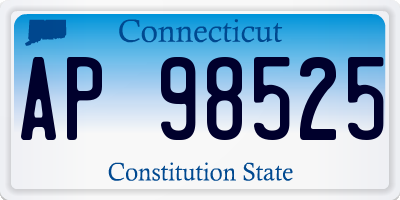 CT license plate AP98525