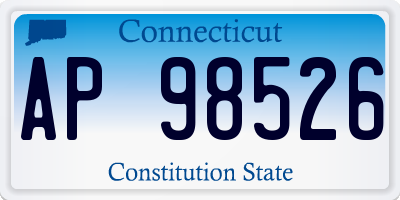 CT license plate AP98526