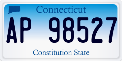 CT license plate AP98527