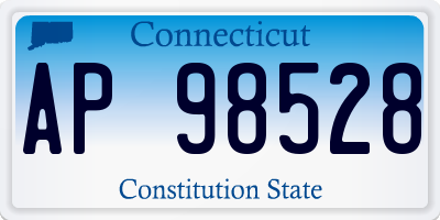 CT license plate AP98528