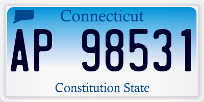 CT license plate AP98531