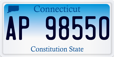 CT license plate AP98550