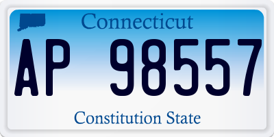 CT license plate AP98557