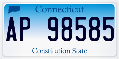 CT license plate AP98585