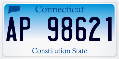 CT license plate AP98621