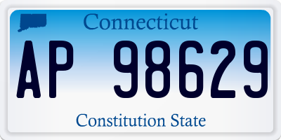 CT license plate AP98629