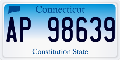 CT license plate AP98639