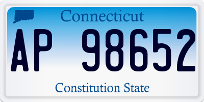 CT license plate AP98652