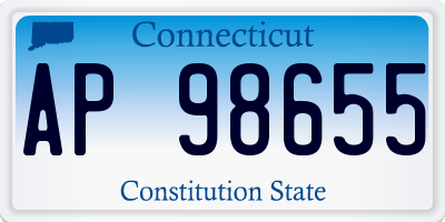 CT license plate AP98655