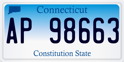 CT license plate AP98663