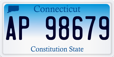 CT license plate AP98679