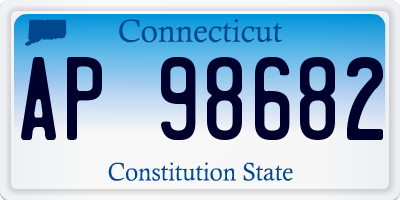 CT license plate AP98682