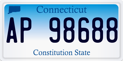 CT license plate AP98688