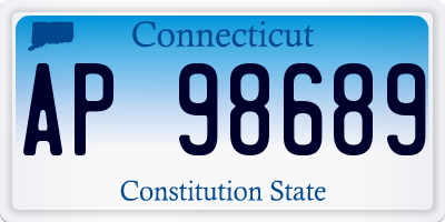 CT license plate AP98689