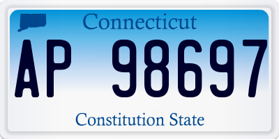 CT license plate AP98697