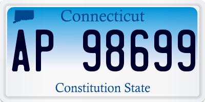 CT license plate AP98699