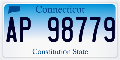 CT license plate AP98779