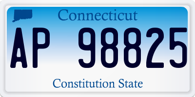 CT license plate AP98825