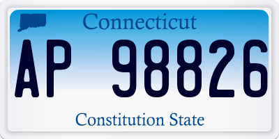 CT license plate AP98826