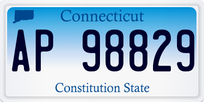 CT license plate AP98829