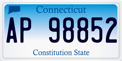 CT license plate AP98852