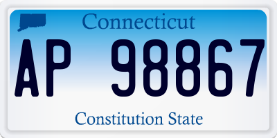 CT license plate AP98867