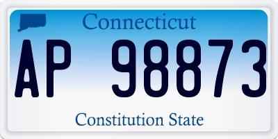 CT license plate AP98873