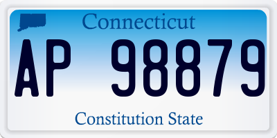 CT license plate AP98879