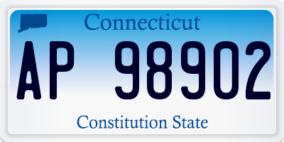 CT license plate AP98902