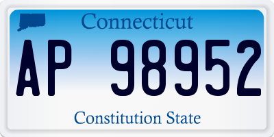 CT license plate AP98952