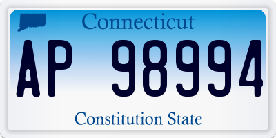 CT license plate AP98994