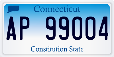 CT license plate AP99004